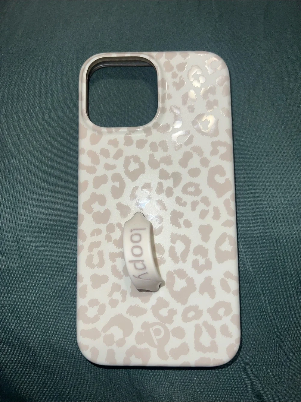 Loopy Case Pink Leopard Print Phone Case with Built-In Loop